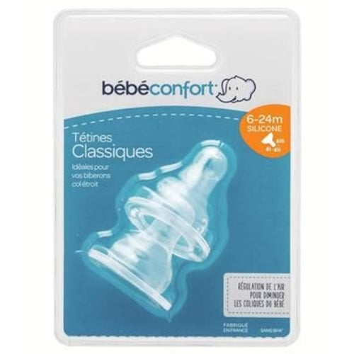 BEBE CONFORT - TETINES CLASSIQUES 6 MOIS | BEBECONFORT · 48 MAD