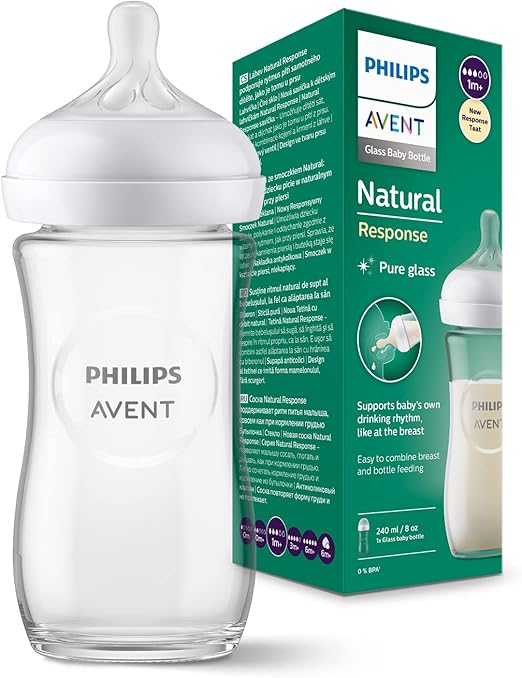 AVENT - BIBERON NATURAL EN VERRE 1M+ SCY933/01