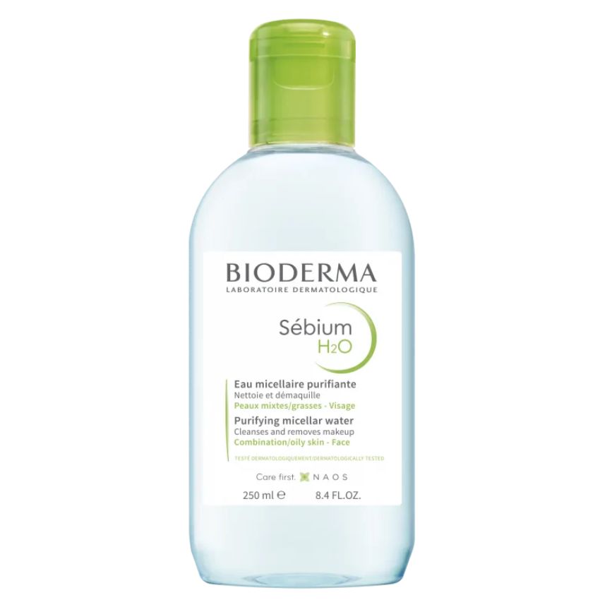BIODERMA - SEBIUM H2O EAU MICELLAIRE NETTOYANTE PURIFIANTE 250ML