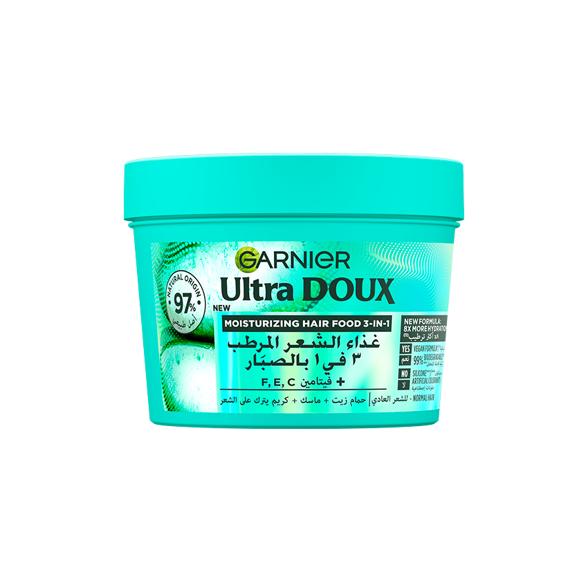 GARNIER - ULTRA DOUX - HAIR FOOD MASQUE ALOE VERA 390ML