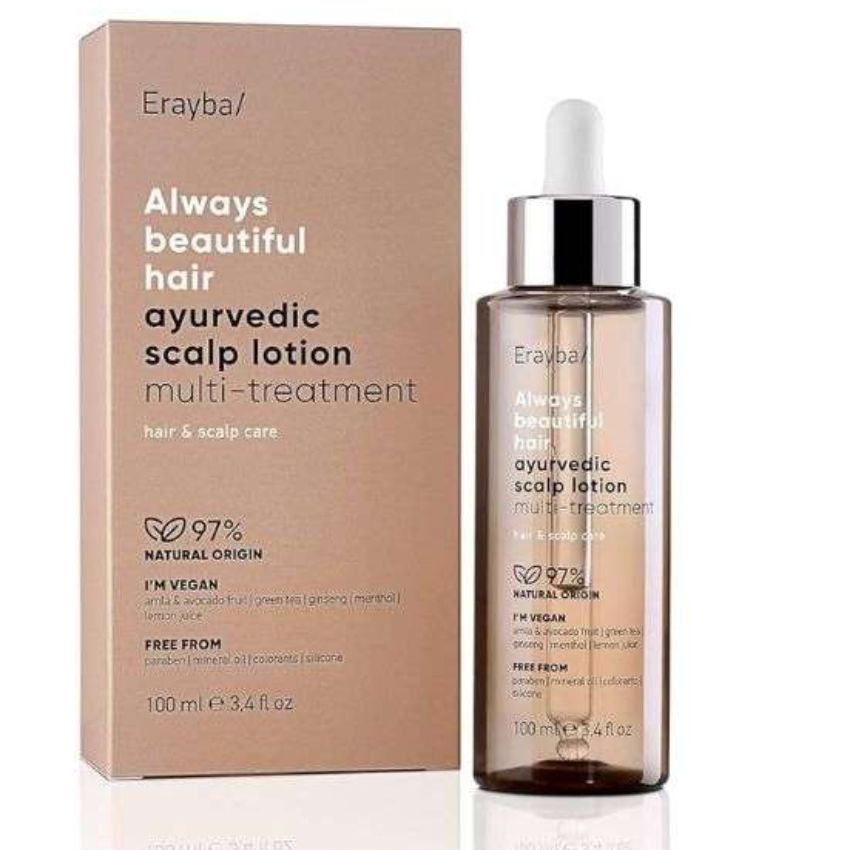 ERAYBA - ALWAYS BEAUTIFUL HAIR AYURVEDIC LOTION POUR CUIR CHEVELU MULTI TRAITEMENT 100ML