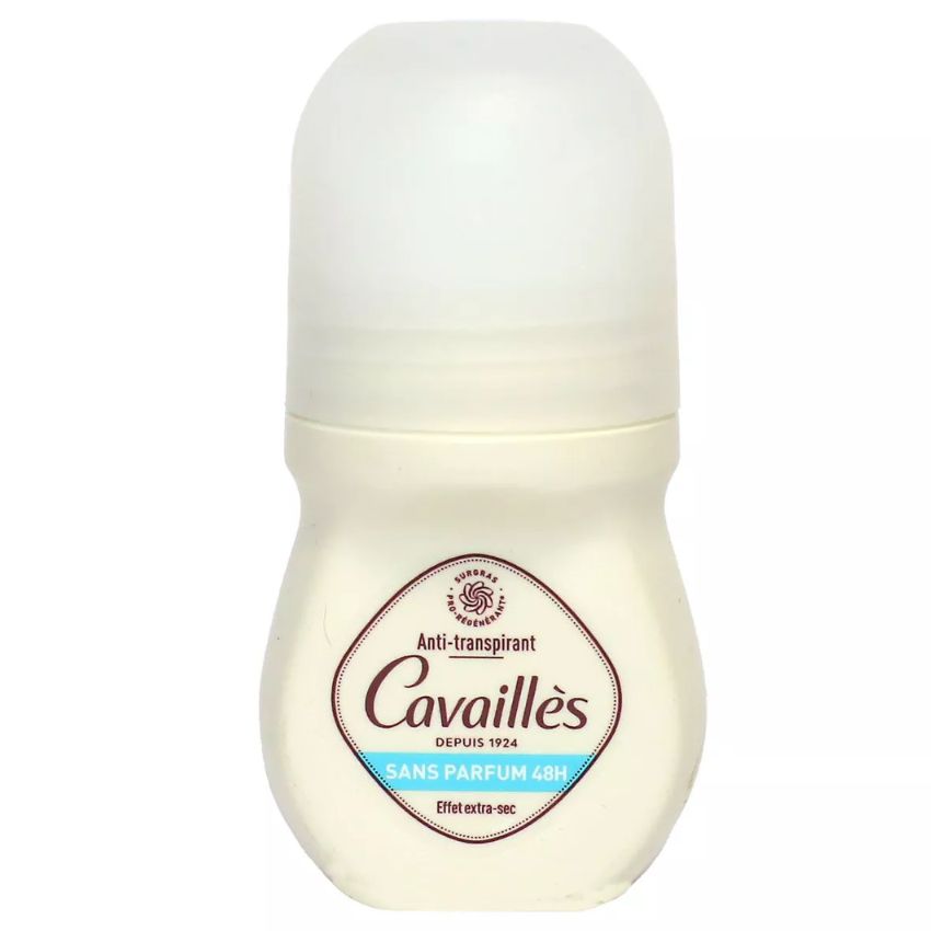 CAVAILLES - ANTI-TRANSPARANT SANS PARFUM 48H ROLL-ON