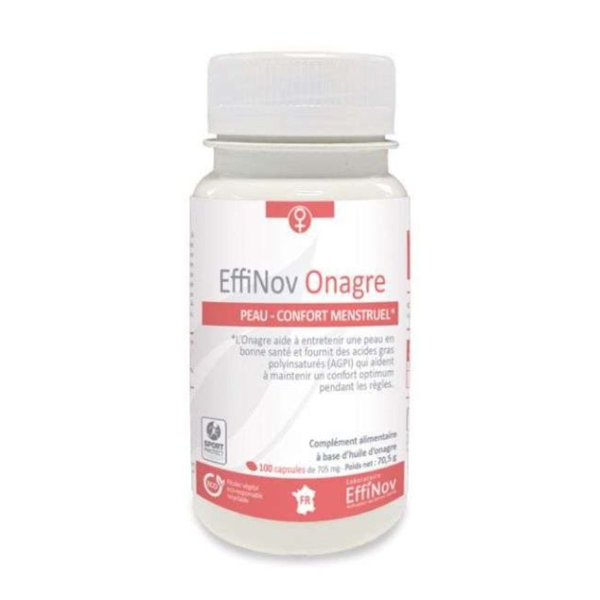 EFFINOV - ONAGRE PEAU ET CONFORT MENSTRUEL 100 CAPSULES