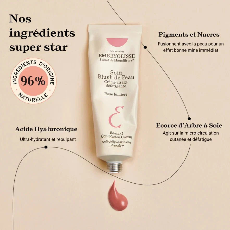EMBRYOLISSE - SOIN BLUSH DE PEAU ROSE LUMIERE TUBE 30 ML