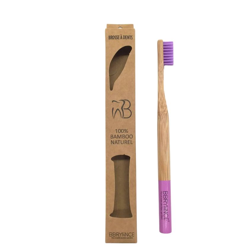 DENTI SMILE - BROSSE A DENTS 2 TETES MAUVE