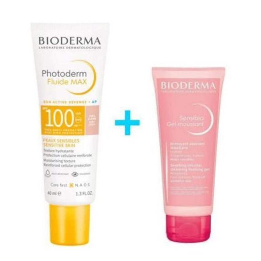 BIODERMA - DUO PACK FLUIDE MAX INVISIBLE SPF 100 SENSIBIO