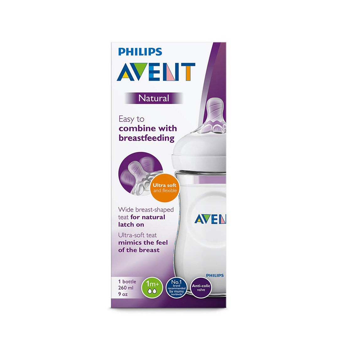 AVENT- BIBERON NATUREL 1M 260ML 260ML