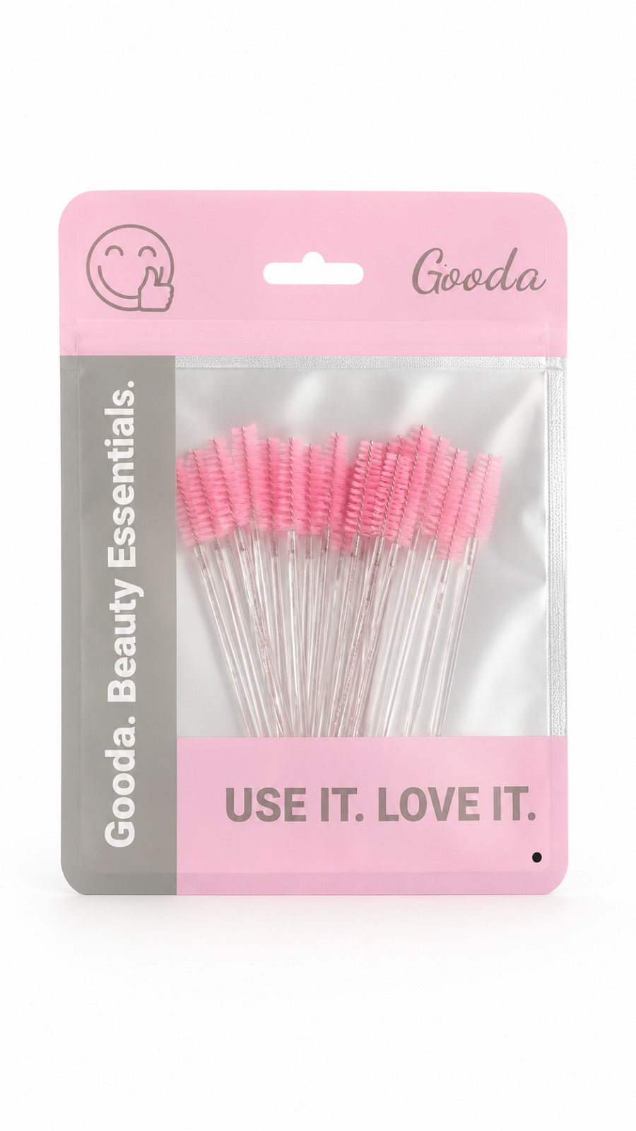 GOODA - MICRO-BROSSES MASCARA ROSE CLAIR