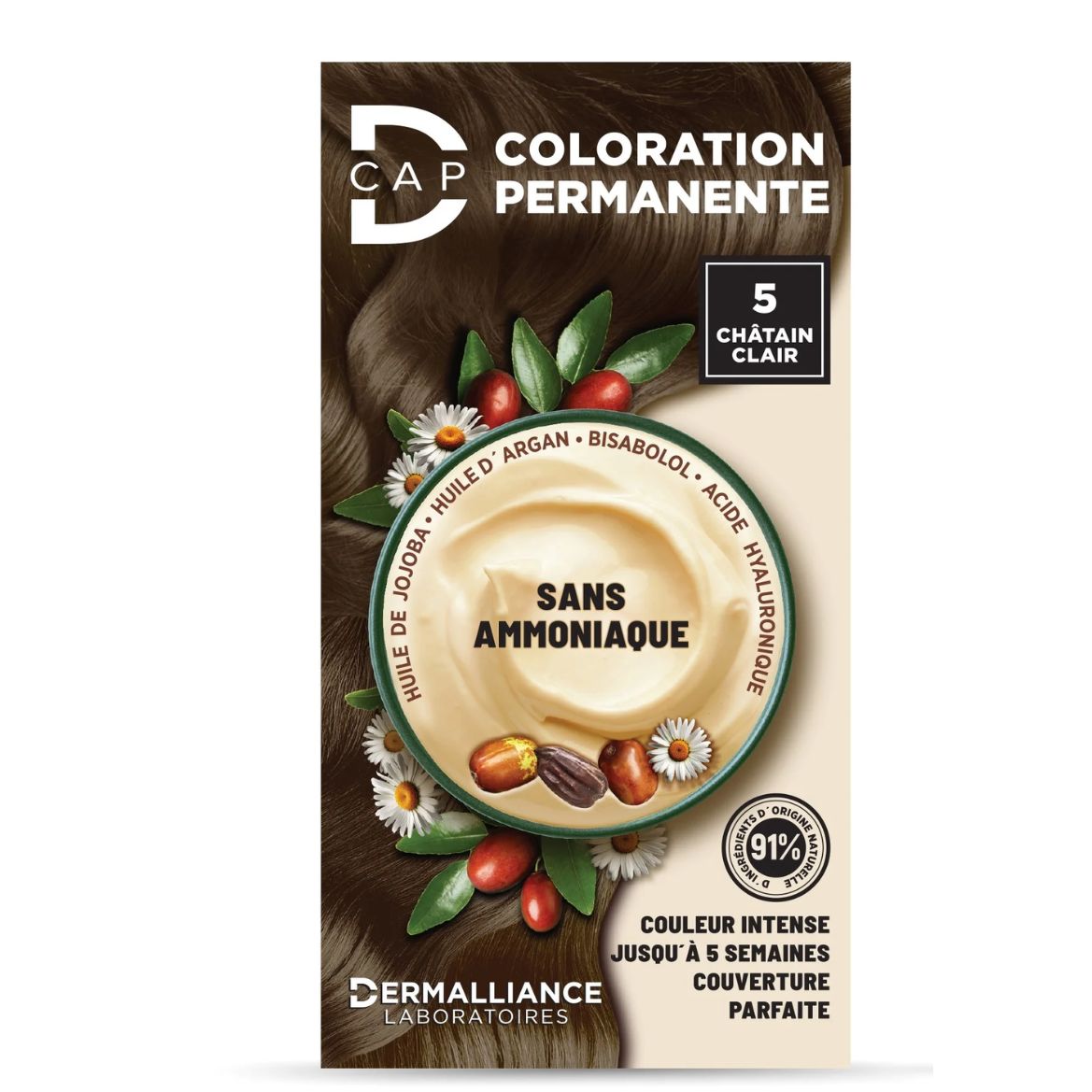 D-CAP - COLORATION PERMANENTE 5 CHATIN CLAIR