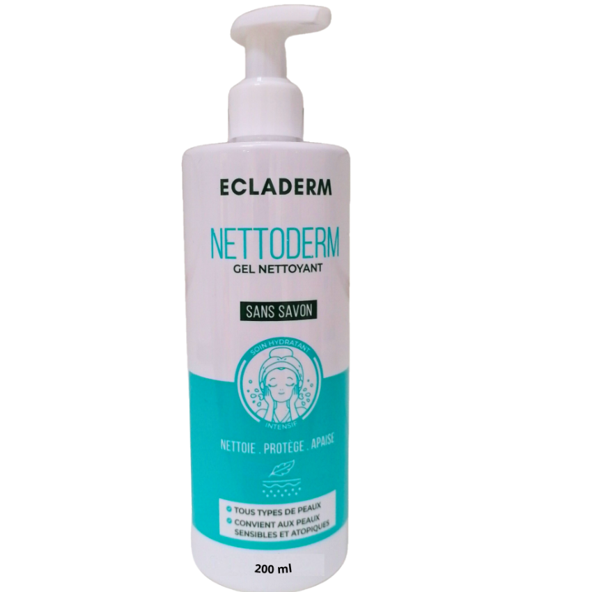 ECLADERM - NETTODERM GEL NETTOYANT 200 ML