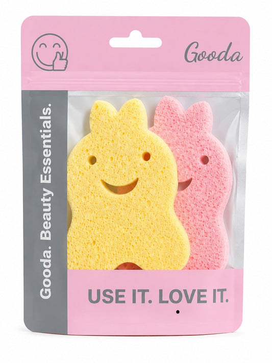 GOODA - EPONGES BAIN FANTOME ROSE/JAUNE