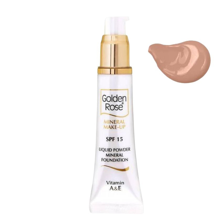 GOLDEN ROSE PRESSED POWDER SPF 15 VITAMIN A&E 109
