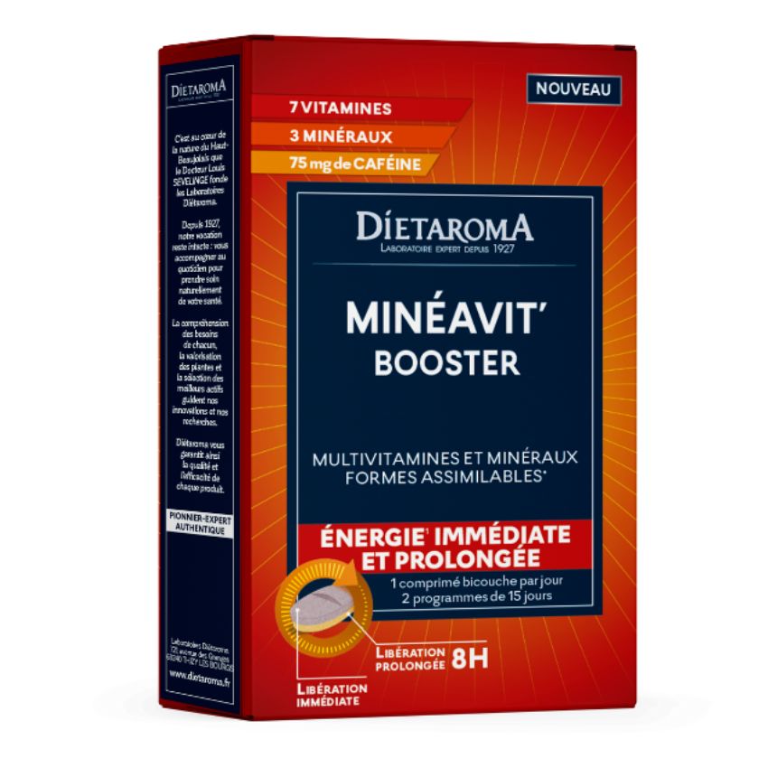 DIETAROMA - MINEAVIT BOOSTER - ENERGIE IMMEDIATE ET PROLONGEE