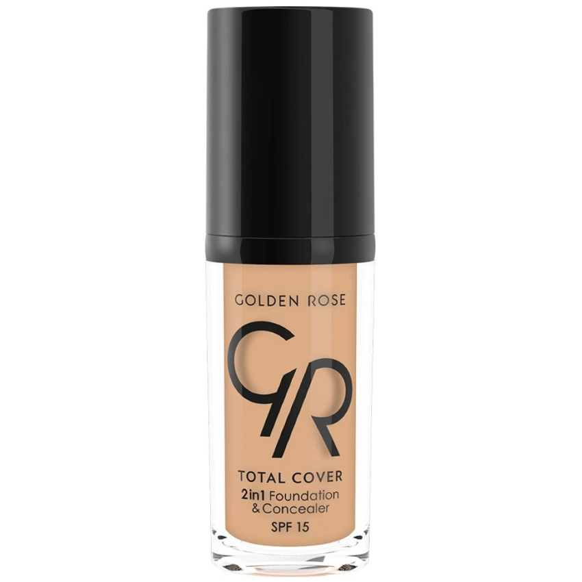 GOLDEN ROSE TOTAL COVER 2IN1FPOUNDATION & CONCEALER 04 BEIGE