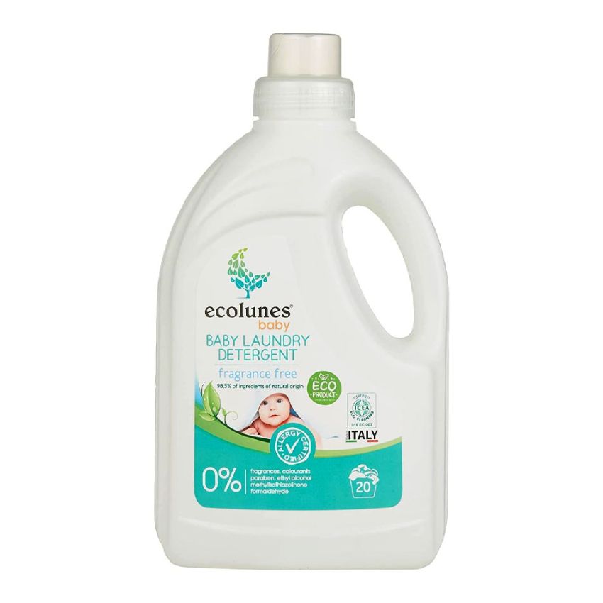 ECOLUNES - BÉBÉ DÉTERGENT À LESSIVE 1 LITRE | 20 LAVAGES