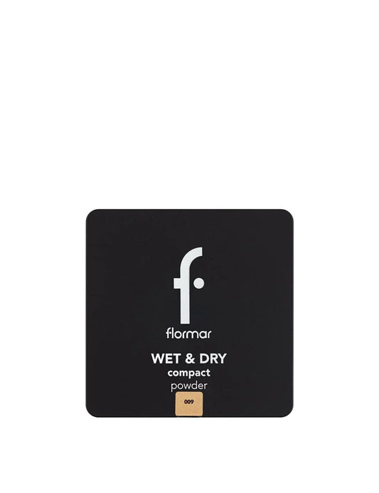 FLORMAR - WET&DRY COMPACT POWDER 009 HONEY