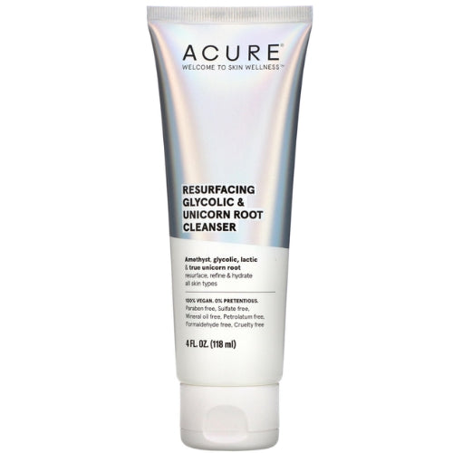 ACURE - RESURFACING GLYCOLIC & UNICORN ROOT CLEANSER 118ML