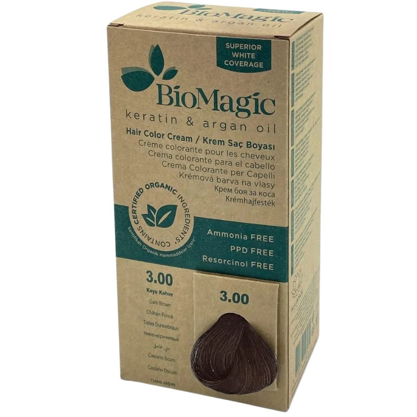 BIOMAGIC - HAIR COLOR C K 3/00 CHATAIN FONCÉ
