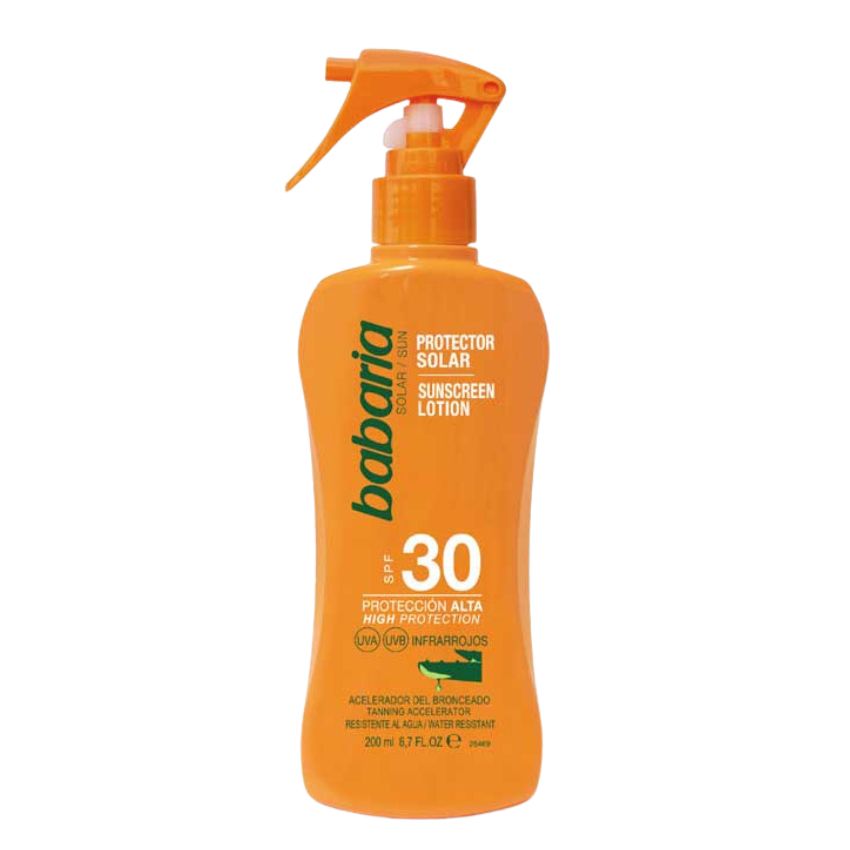 BABARIA-SPRAY SOLAIRE PROTECTRICE ALOE VERA SPF 30