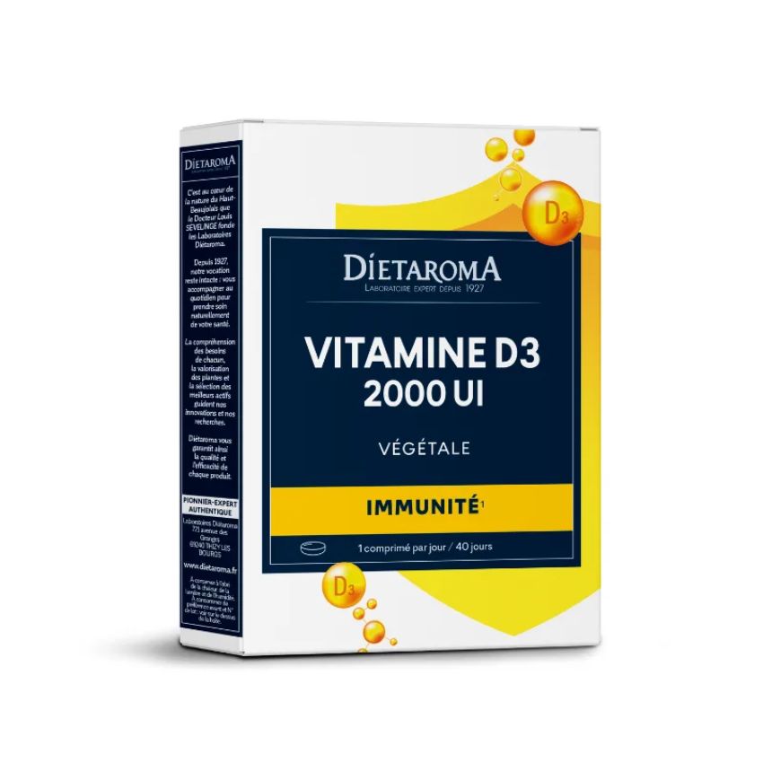DIETAROMA - VITAMINE D3 VEGETALES 2000UI