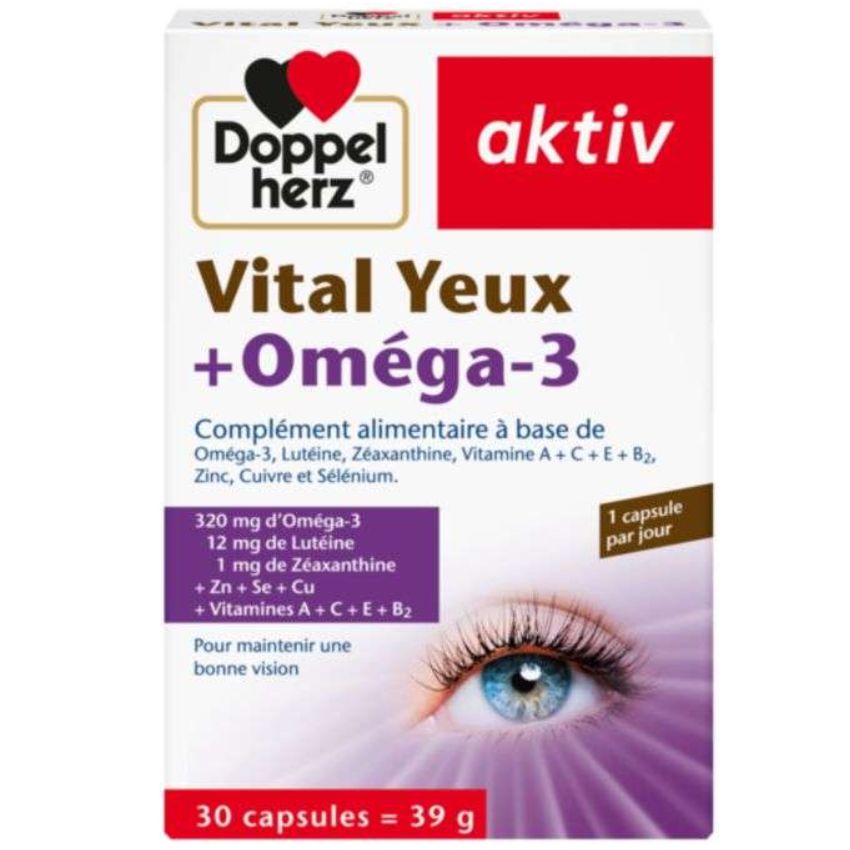 DOPPEL HERZ - VITAL YEUX OMEGA 3 30 CAPSULES