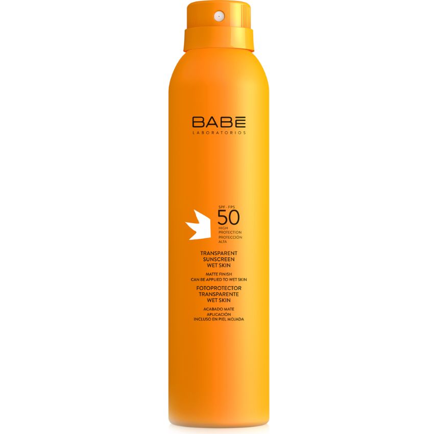 BABE - CREME SOLAIRE TRANSPARENTE PEAU MOUILLEE SPF 50