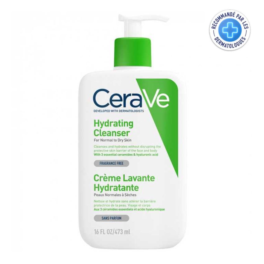 CERAVE - CREME LAVANTE HYDRATANTE 473 ML