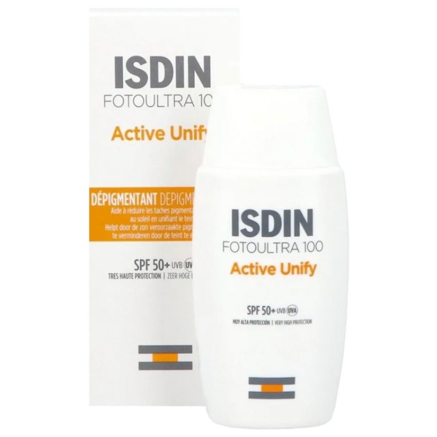 ISDIN - FOTOULTRA ACTIVE UNIFY FUSION FLUID SPF 50 50ML CORRIGE INVISIBLE