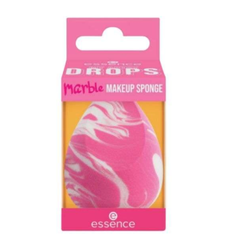 ESSENCE - ÉPONGE MAQUILLAGE DOUBLE FACE ESSENCE PINK MARBRE