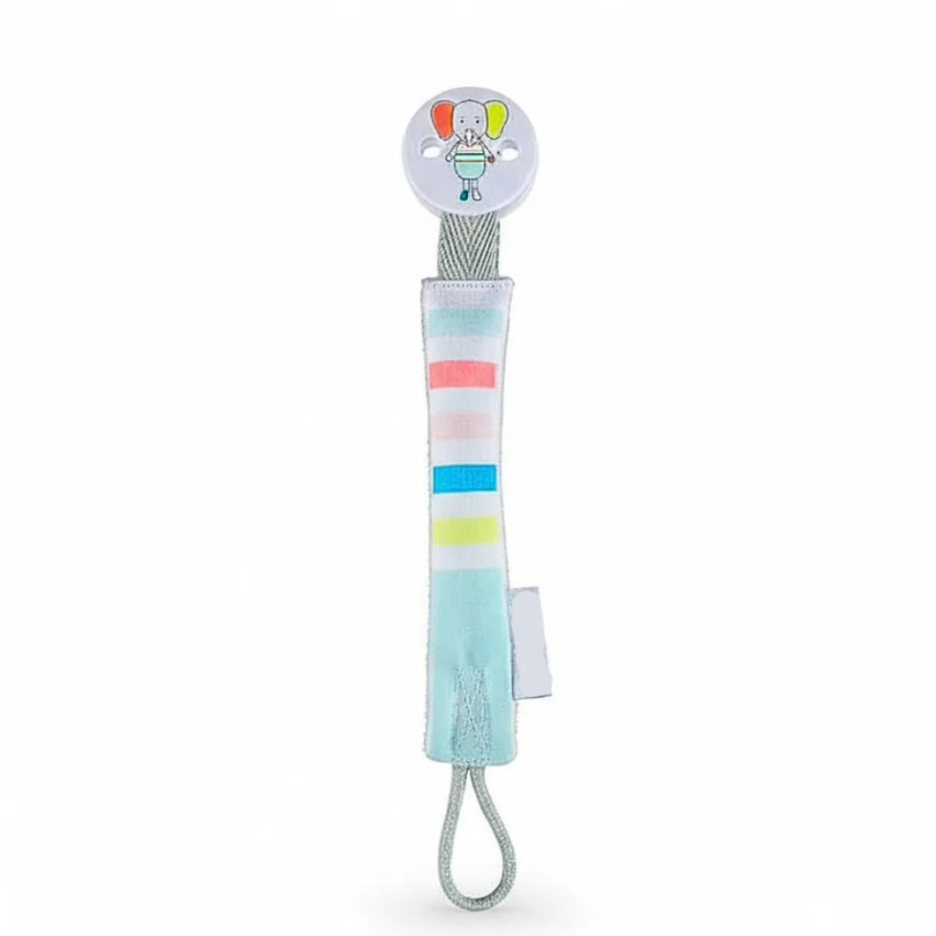 BEBE CONFORT – 1 ATTACHE SUCETTE TEXTILE – ELIDOU L’ELEPHANT 7072 | BEBECONFORT · 56 MAD