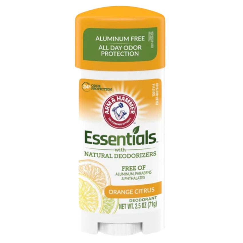 ARM & HAMMER - ESSENTIALS WITH NATURAL DEODORIZERS, DEODORANT, ORANGE CITRUS