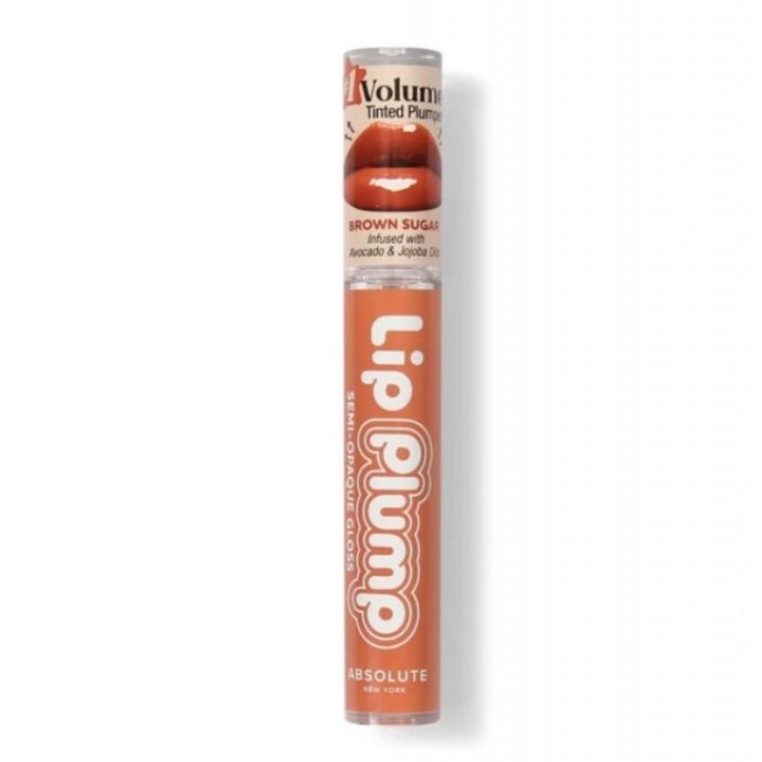 ABSOLUTE - LIP PLUMP SEMI-OPAQUE GLOSS BROWN SUGAR