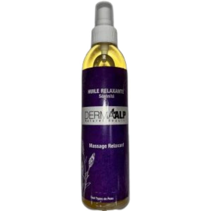 HUILE RELAXANTE SERENITE DERMAALP NATUREL BEAUTY MASSAGE RELAXANT