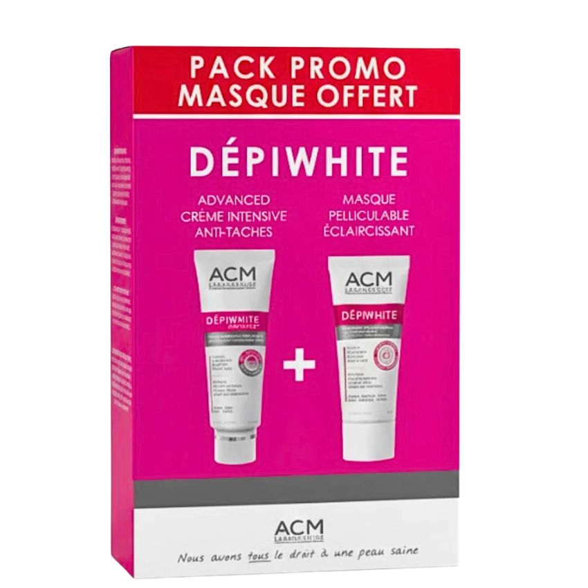 ACM - DEPIWHITE PACK CREME ADVANCED 40ML MASQUE ECLAIRCISSANT 40ML OFFERT