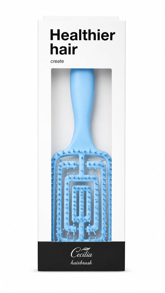 CECILIA - BROSSE CHEVEUX DETANGLER LK-29 BLEU