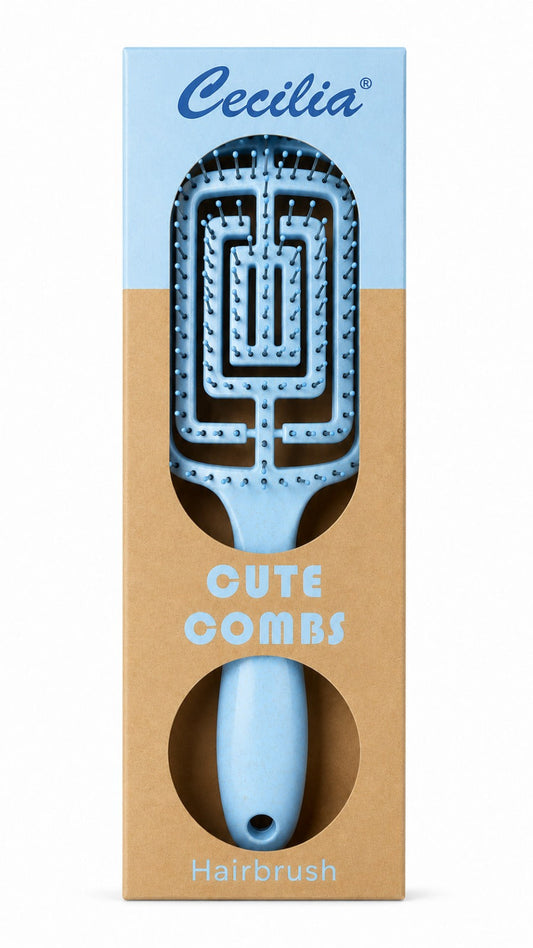 CECILIA - BROSSE CHEVEUX DETANGLER LK-29MSH BLEU
