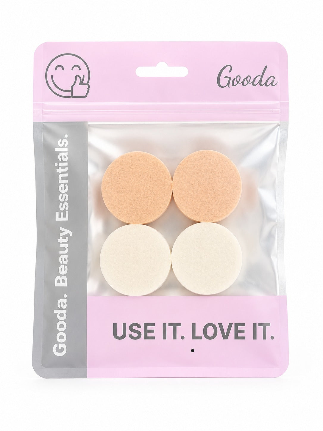 GOODA - EPONGES RONDS 4 PIECES