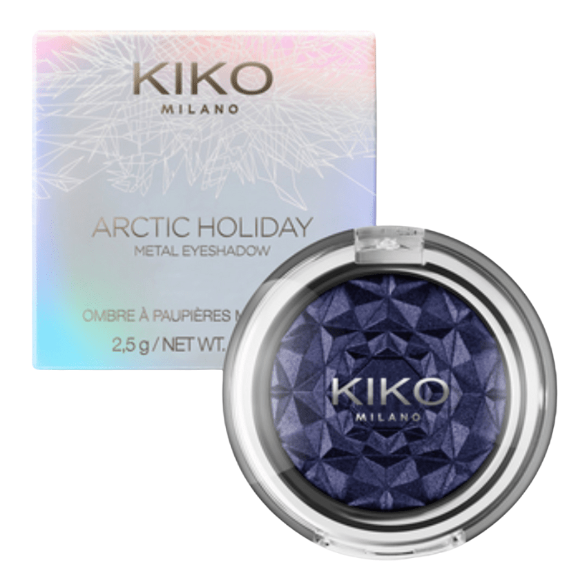 KIKO - ARTIC HOLIDAY OMBRE A PAUPIERES MÉTALIQUE 03 MYSTERIOUS BLUE - Beauté Maroc