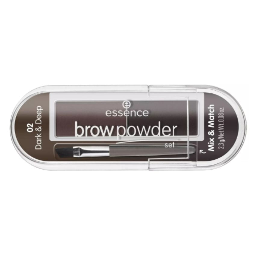 ESSENCE - BROW POWDER SET 02 DARK & DEEP