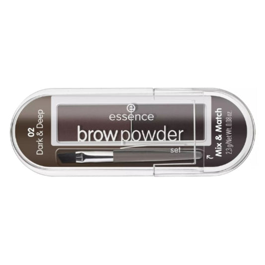 ESSENCE - BROW POWDER SET 02 DARK & DEEP