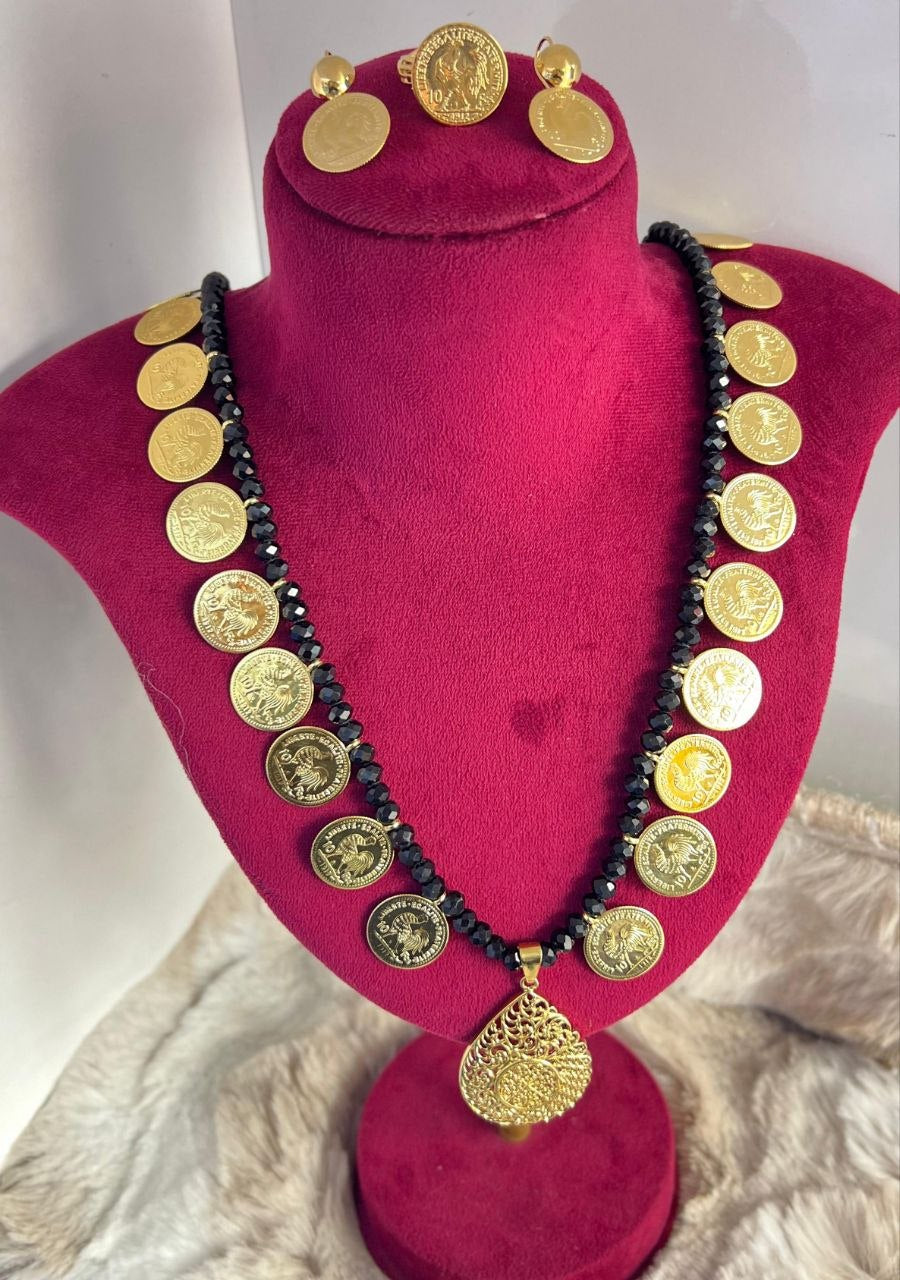 قلادة نسائية أنيقة بتصميم اللويز – رقم 123