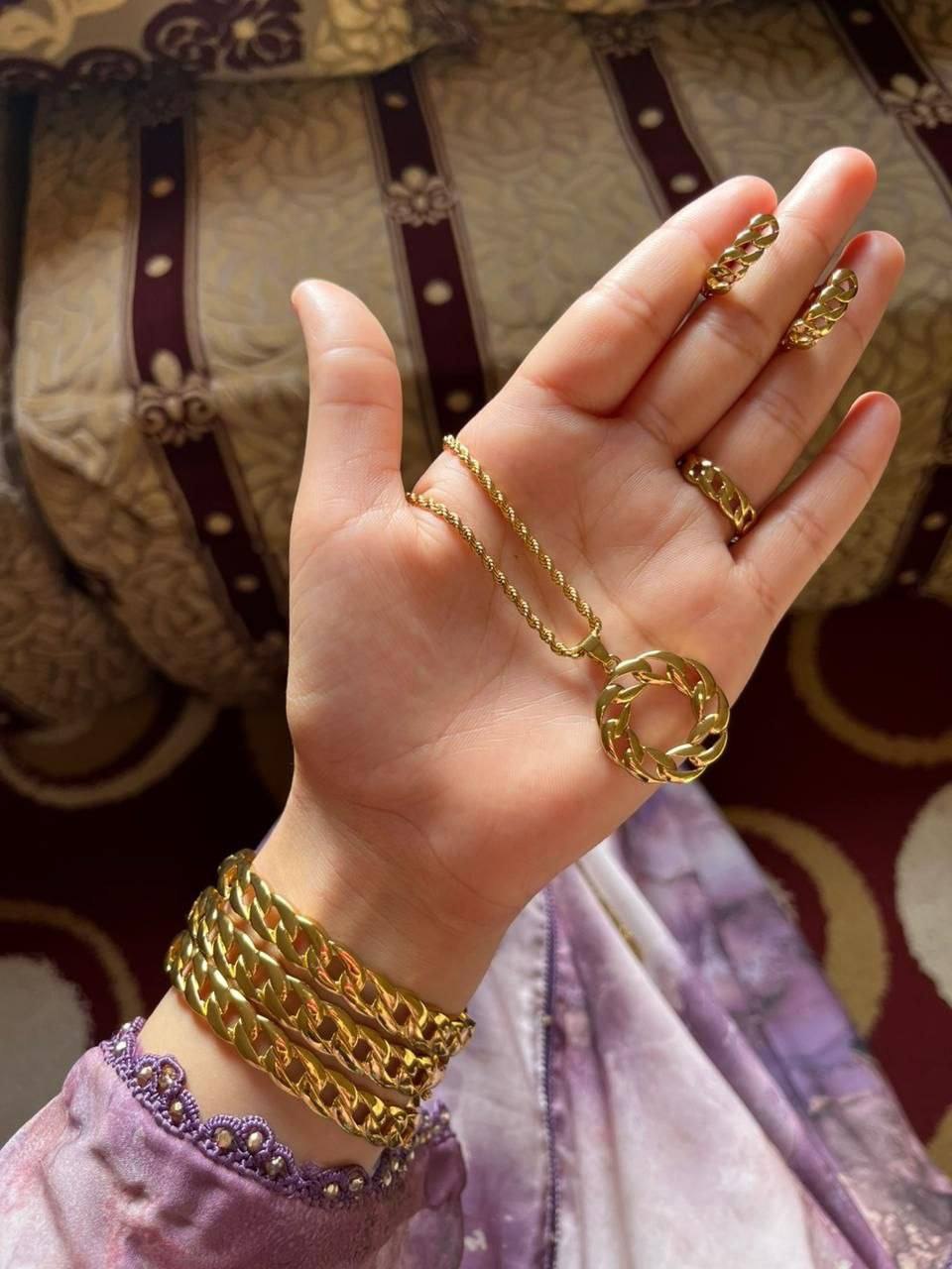 طقم مجوهرات نسائي – موديل 089