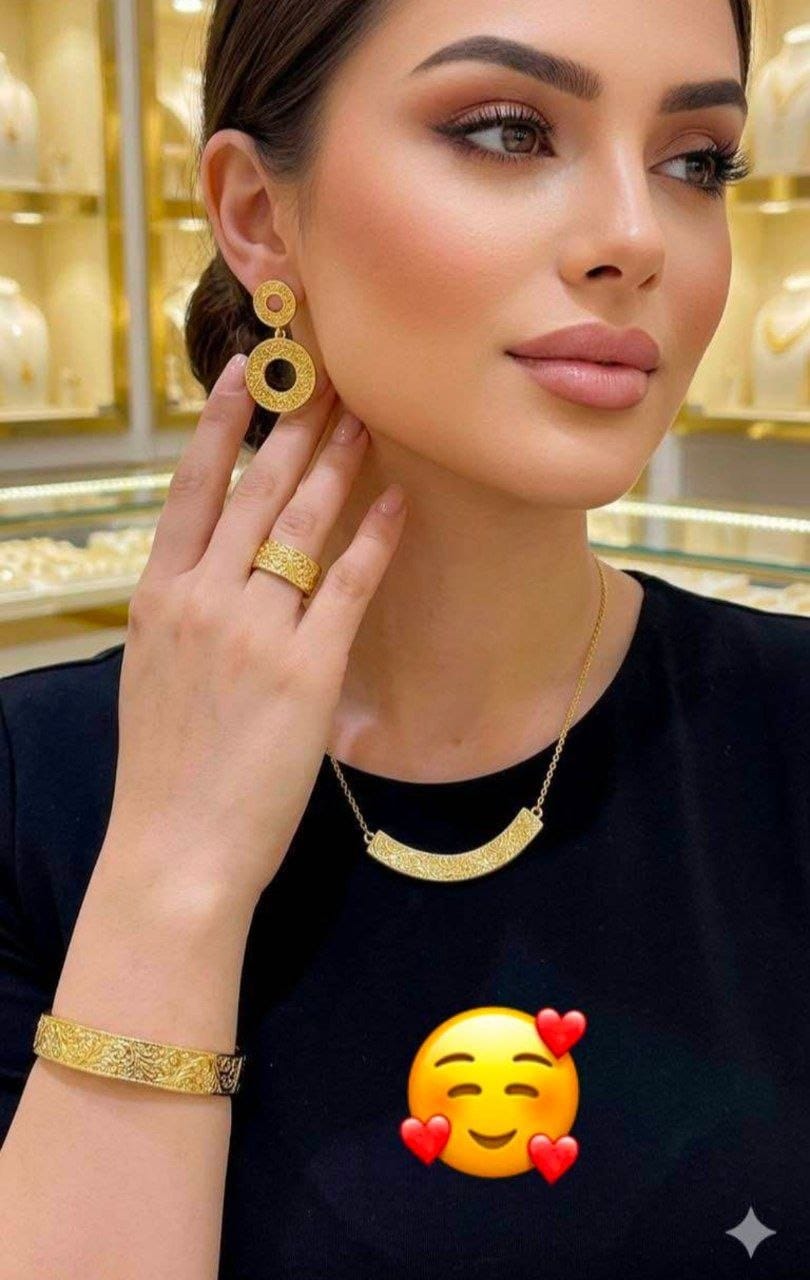 طقم مجوهرات نسائي – موديل 413