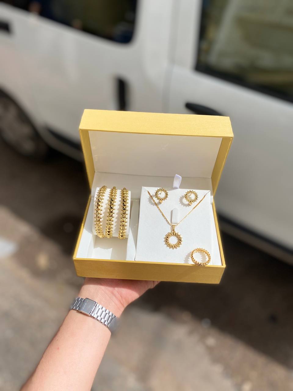 طقم مجوهرات نسائي – موديل 001