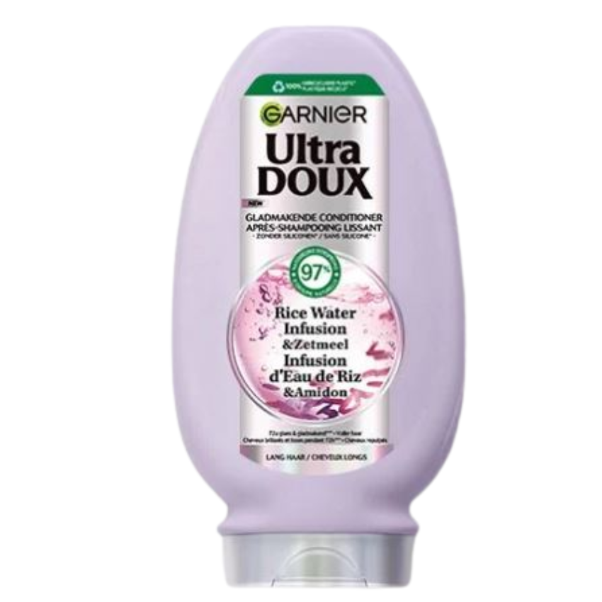 GARNIER - ULTRA DOUX APRES SHAMPOOING 200ML RICE WATER
