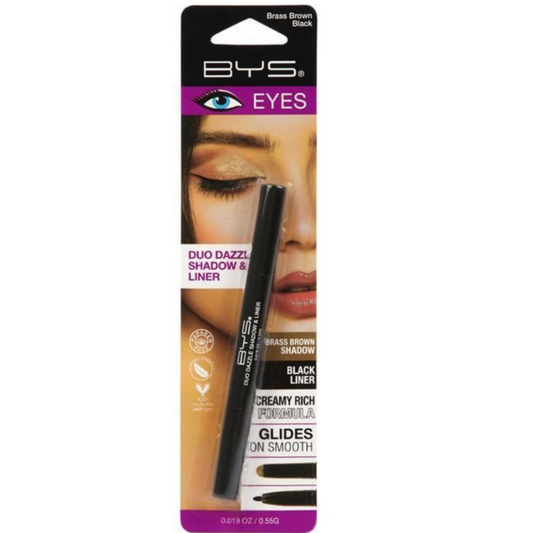BYS - DUO DAZZLE SHADOW ET LINER BRASS BROWN ET BLACK