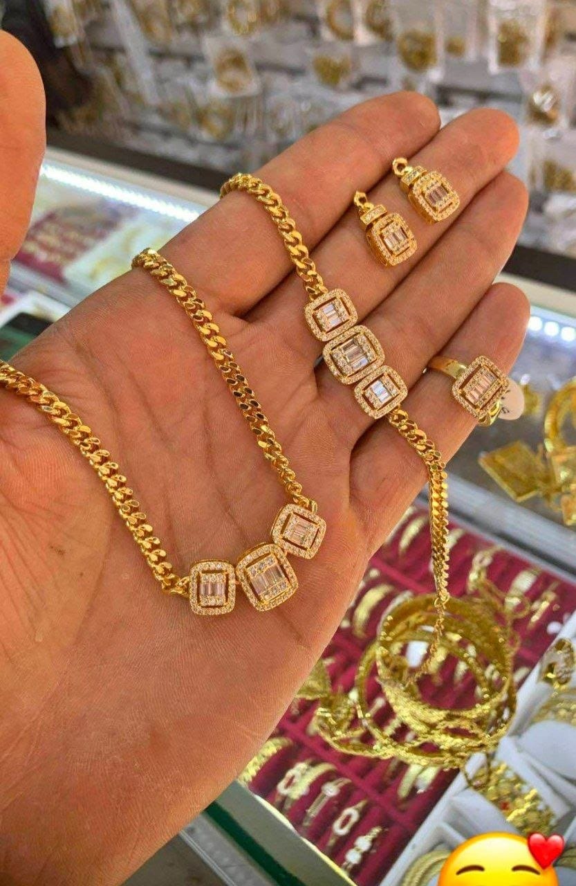 طقم مجوهرات نسائي – موديل 190