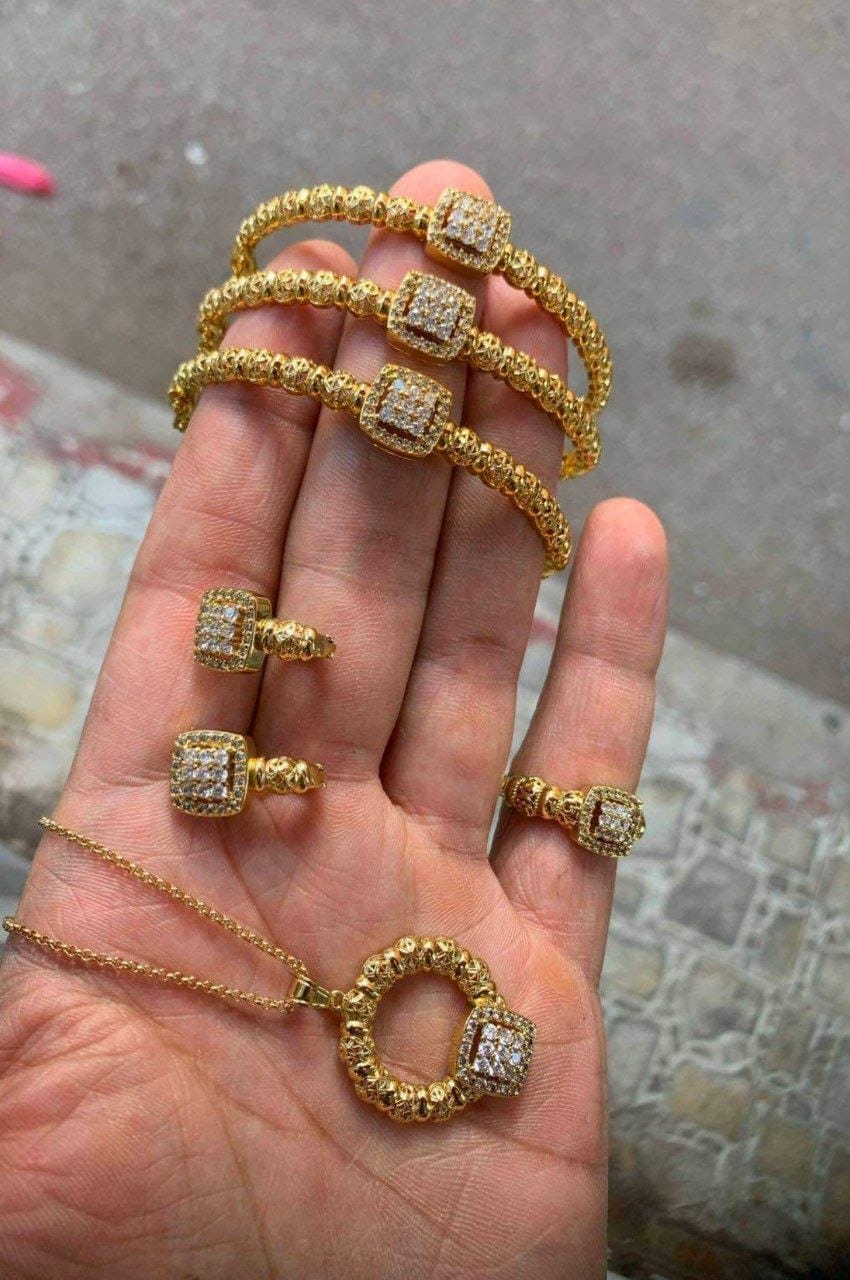 طقم مجوهرات نسائي – موديل 190