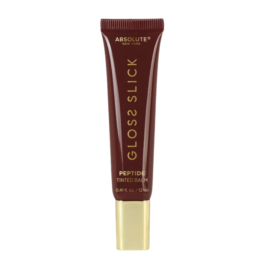 ABSOLUTE NEW YORK - GLOSS SLICK PEPTIDE TINTED BALM MACADAMIA ROAST