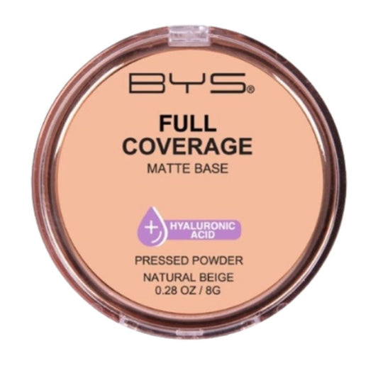 BYS - FULL COVERAGE MATTE PRESSED POWDER NATURAL BEIGE